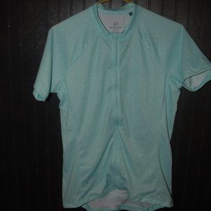 Pearl Izumi Classic Wmn's Green Full Zip  Medium Bicycle Jersey